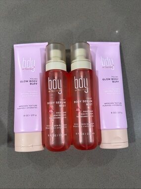 bdy by Tree Hut Body Serum & Glow Body Buff Bundle